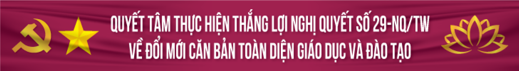 Banner nghị quyết